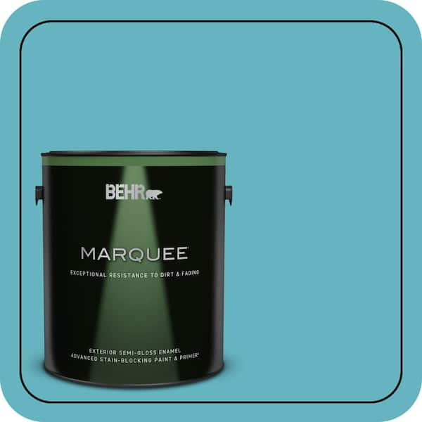 BEHR MARQUEE 1 gal. #MQ4-51 Adonis Semi-Gloss Enamel Exterior Paint & Primer