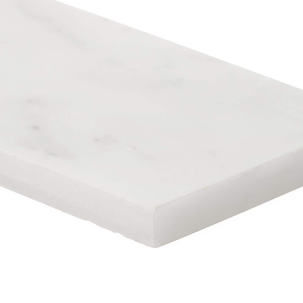 Eastern Asian Statuary White Polished Marble Subway Tile