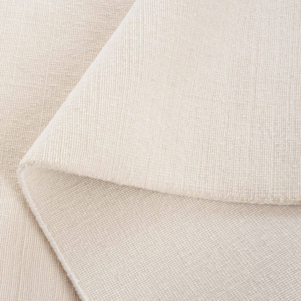 Mirage 8 ft. x 10 ft. Ivory Modern Solid Area Rug - thumbnail 5