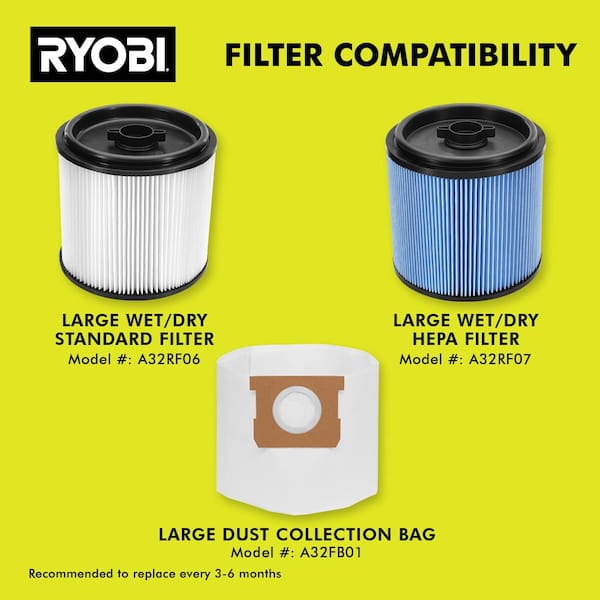 RYOBI - 40V 10 Gal. Cordless Wet/Dry Vacuum (Tool Only)