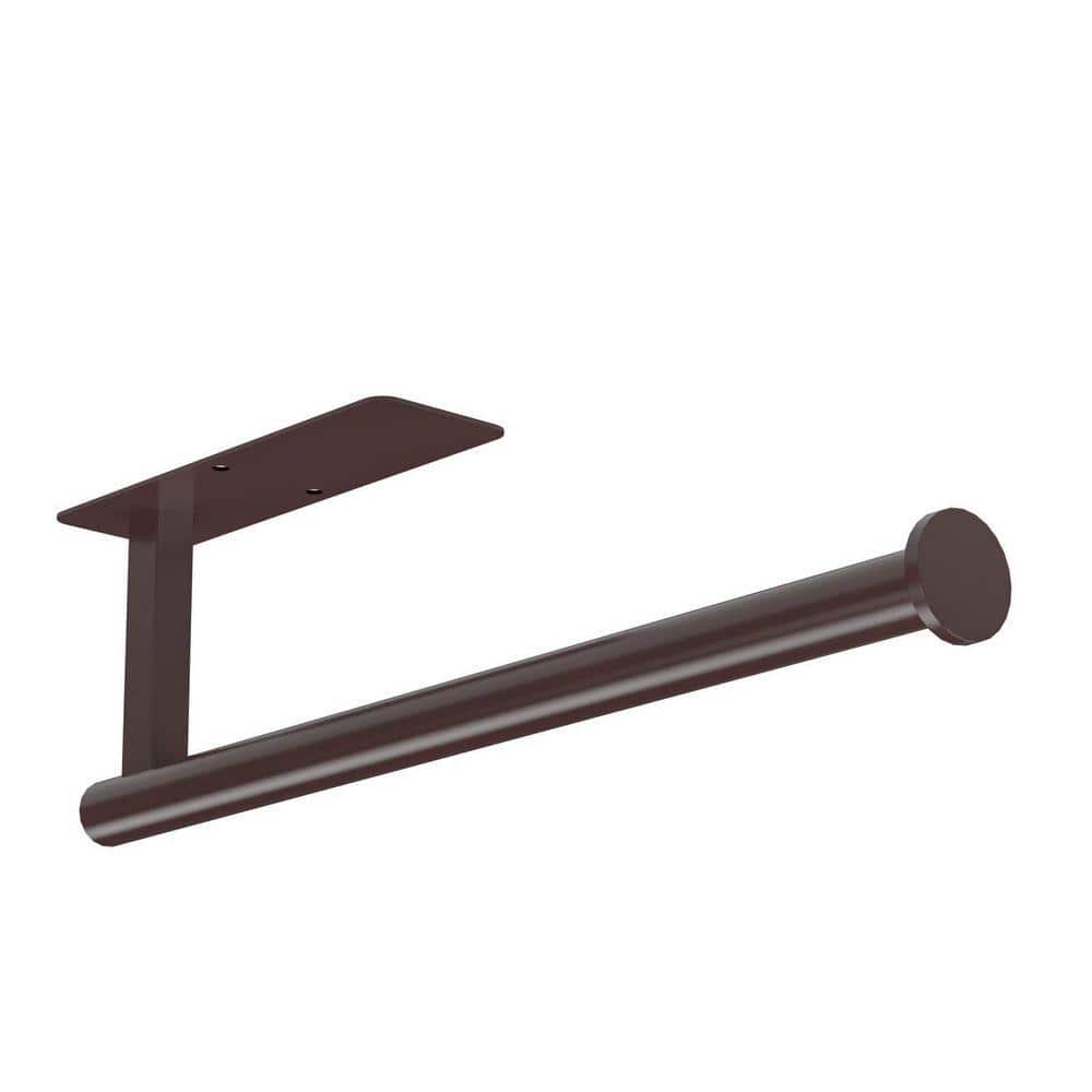 Esepony Stainless Steel Paper Towel Holder with Under Cabinet for Kitchen, Under Counter, and RV Use, Oil Rubbed Bronze (1-Pack)