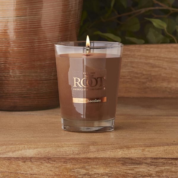 Root Candles Veriglass Hot Chocolate Scented Jar Candle