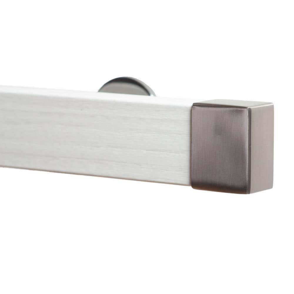 Transverse Curtain Rods Art Decor Kontur EVO Pro 96 in. Non-Adjustable 2 in. Single Traverse ...