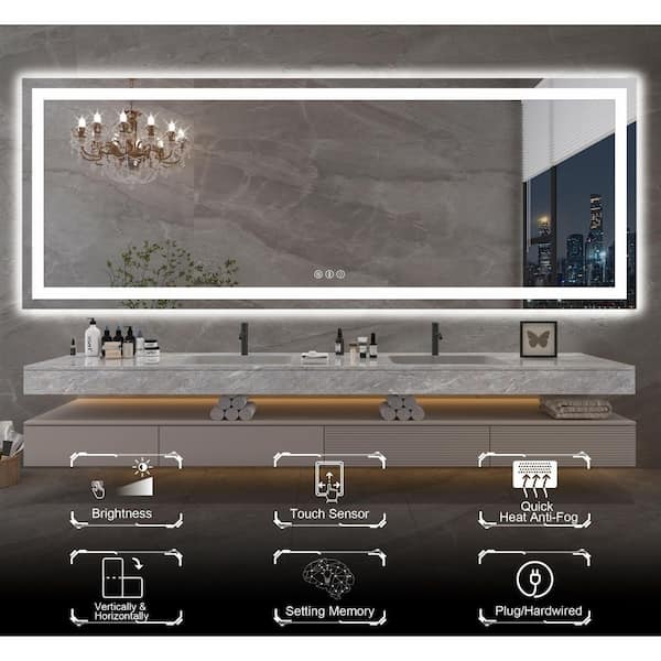 🚿Percha baño px334 🛀  Lighted bathroom mirror, Home decor