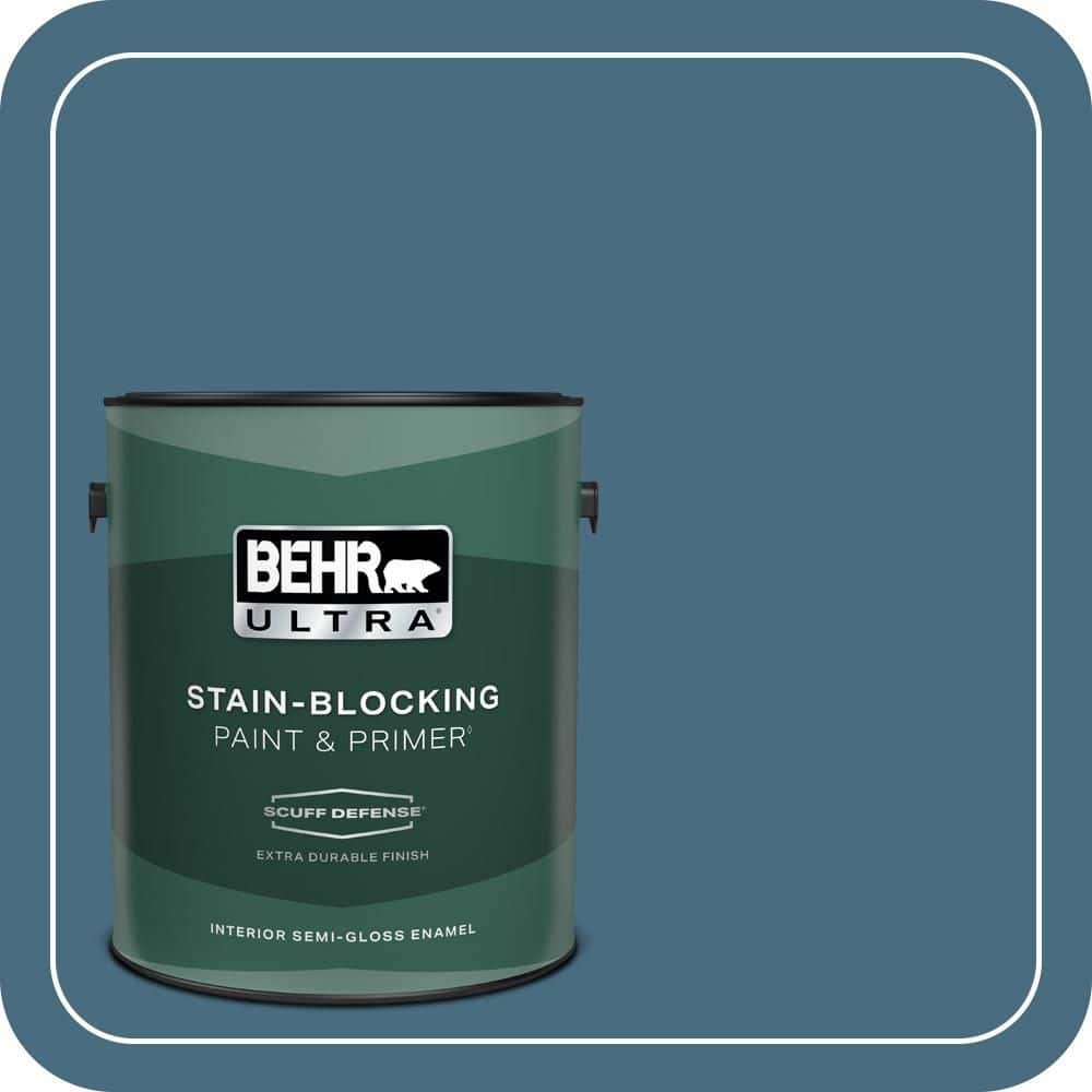 1 gal. #550F-6 Regatta Bay Extra Durable Semi-Gloss Enamel Interior Paint & Primer price history on PriceWatchPro