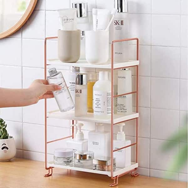 Dyiom Kitchen Spice Rack, Freestanding Stackable Organizer Shelf, Bathroom  Countertop Storage Shelf Cosmetic Organizer Holder B0B2K5MJLQ - The Home  Depot