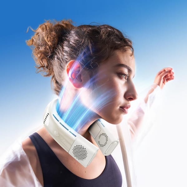 COOLIFY2 ネッククーラー　ホワイト TORRAS Coolify 2S Bladeless 1.5 in. Wearable Neck Air Conditioner