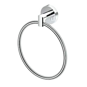 Glam, Towel Ring in Chrome