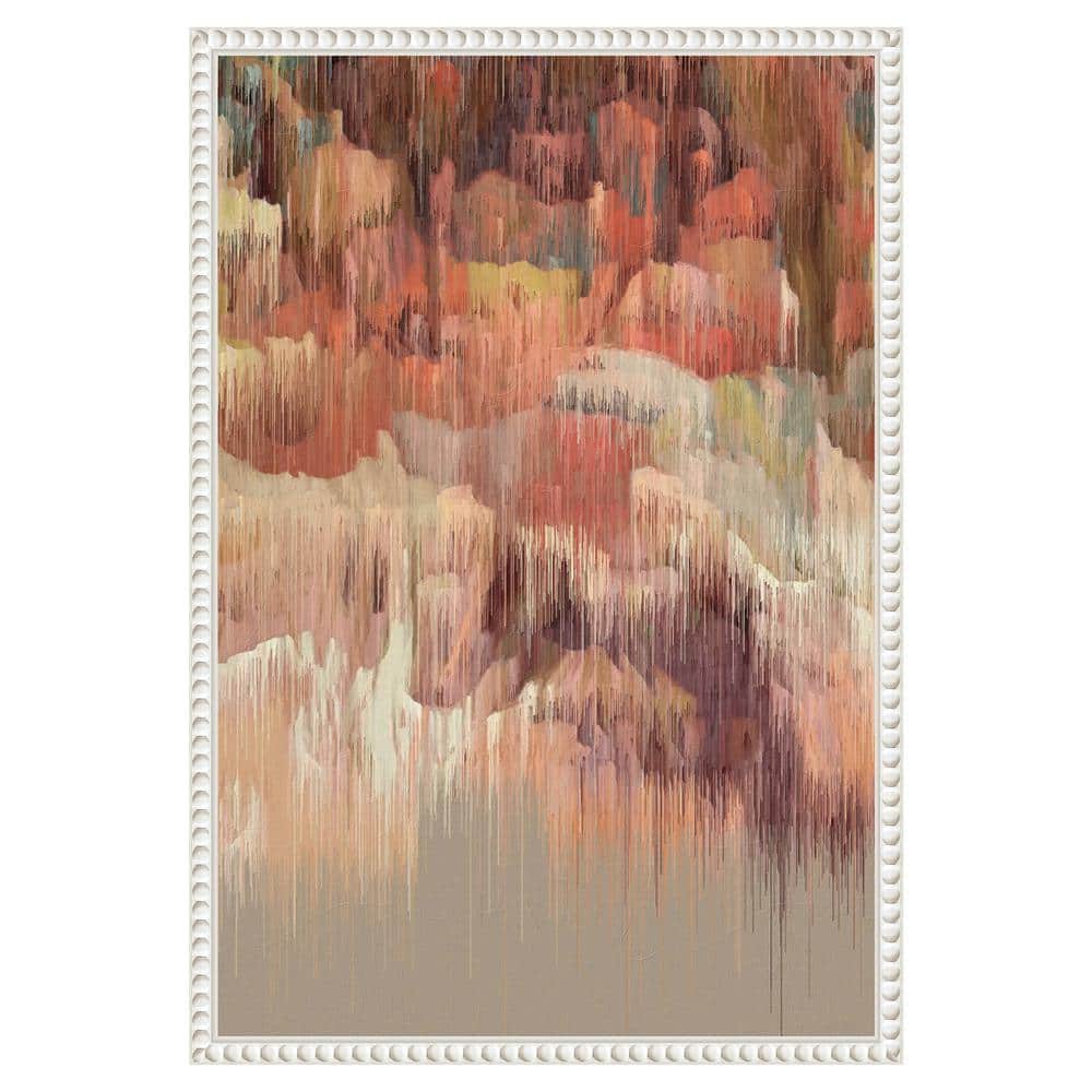 Liquid Life Summer Edition Framed Canvas Wall Art with Beaded Perimeter