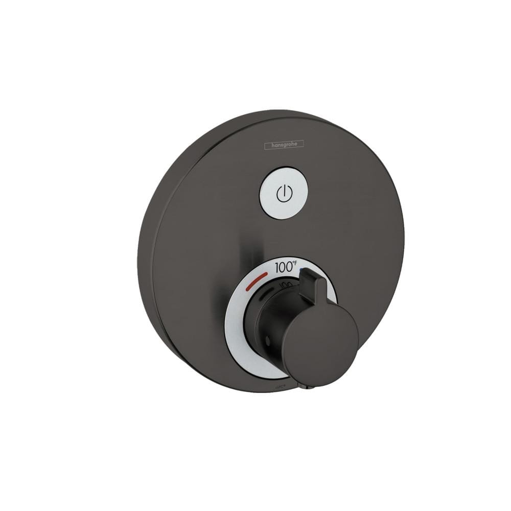 Shower Select S 1-Handle Wall Mount Shower Trim Kit in Brushed Black Chrome Valve Not Included price history on PriceWatchPro