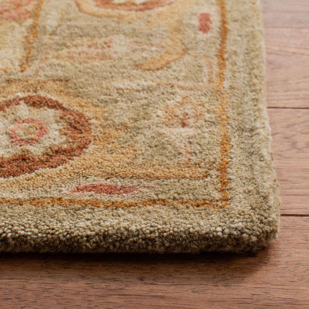 Sage Handmade Tufted Wool Oriental 6' x 9' Rug
