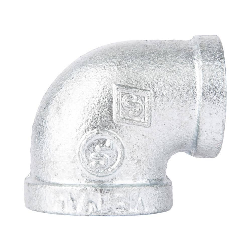 1 in. x 3/4 in. Galvanized Iron 90 Degree FPT x FPT Reducing Elbow Fitting price history on PriceWatchPro