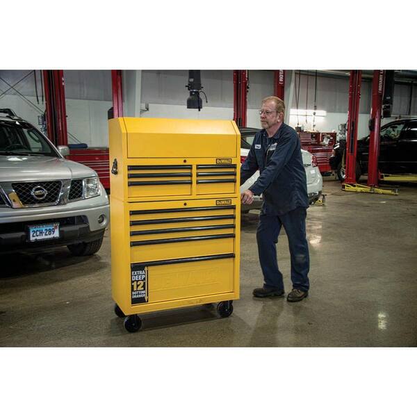 DEWALT - 36 in. 5-Drawer Roller Cabinet Tool Chest in Yellow