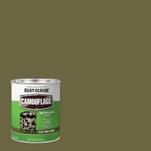 1 qt. Army Green Camouflage Interior/Exterior Paint (Case of 2)