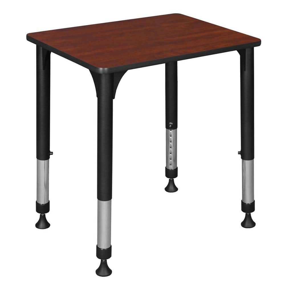 Bastion 26 in. Rectangular Cherry Composite School Desk with Adjustable Height price history on PriceWatchPro
