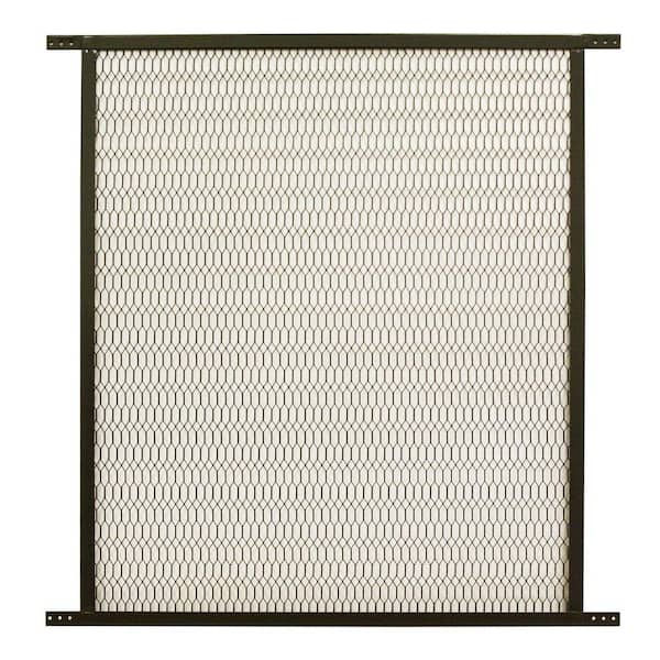 30 in. x 30 in. Bronze Steel Pet Grille