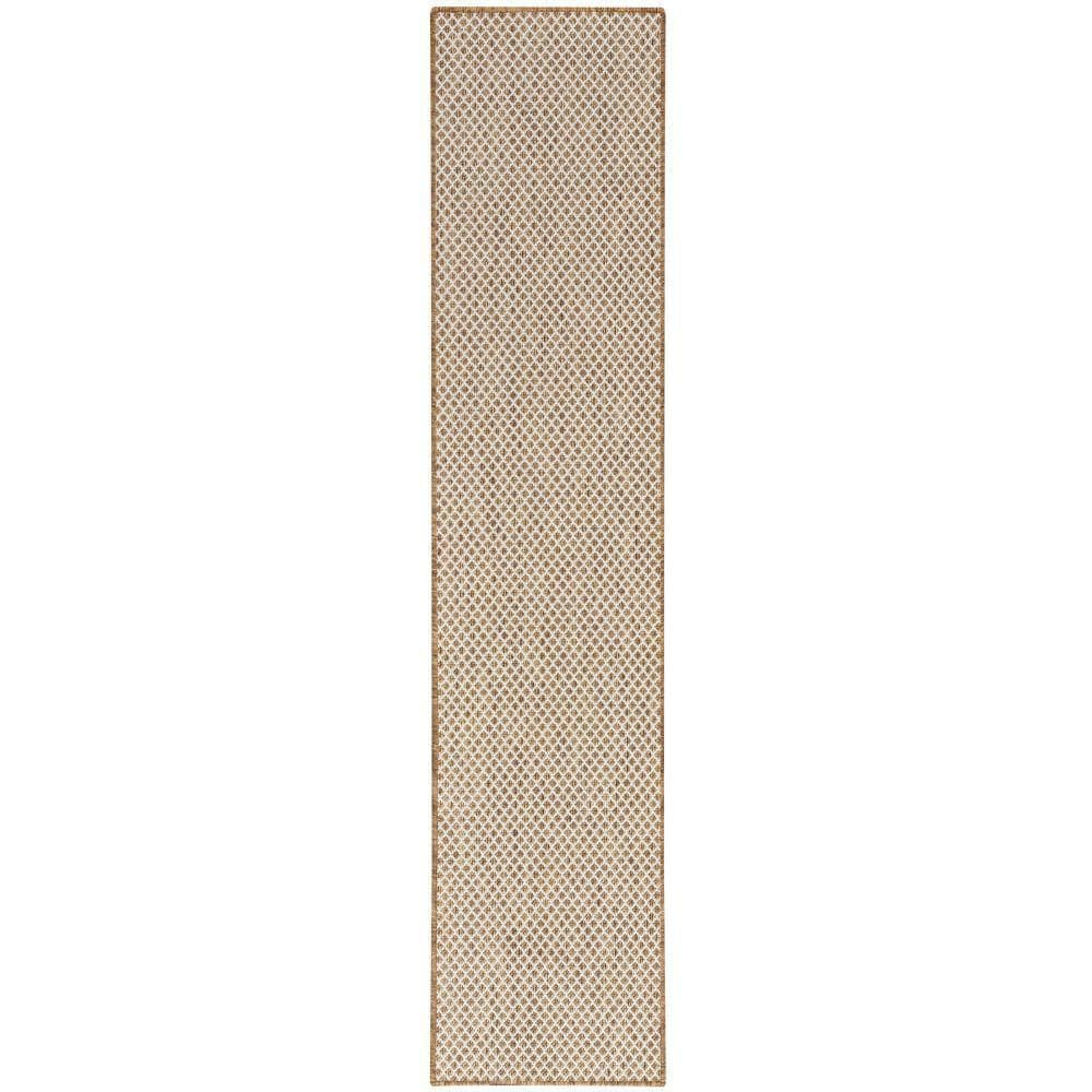 Courtyard Jute Ivory 2 ft. x 8 ft. All-over design Contemporary Runner Area Rug price history on PriceWatchPro