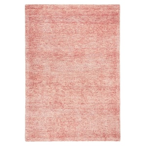 Rita Hand Tufted Wool Ribbed Textured Red 6 ft. x 9 ft. Area Rug