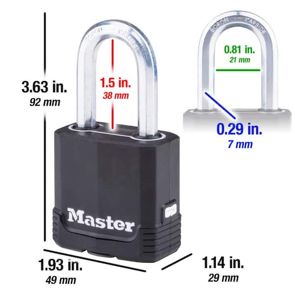 Master Lock 9130EURDCC Anahtarlı Alüminyum Asma Kilit, Gri, 3 x 5,2 x 1,6 cm Fiy