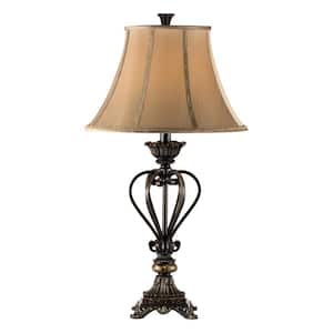 Salemburg 34 in. Bronze Table Lamp
