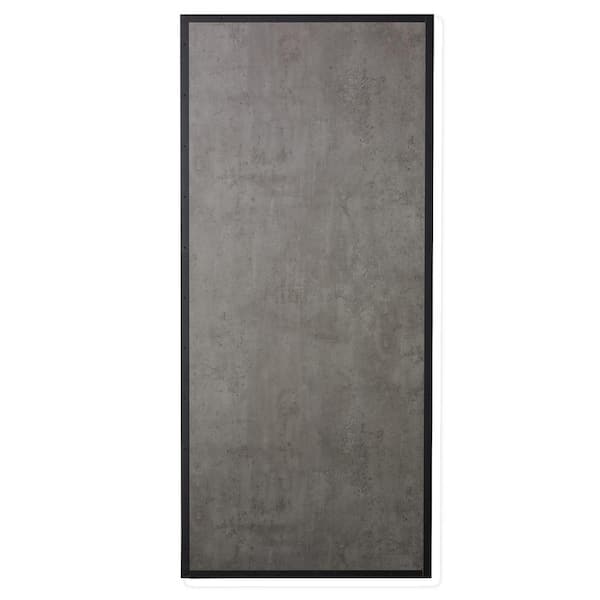 Colonial Elegance 37 in. x 84 in. Prefinished Concrete Look MDF and Pine Core Interior Barn Door Slab
