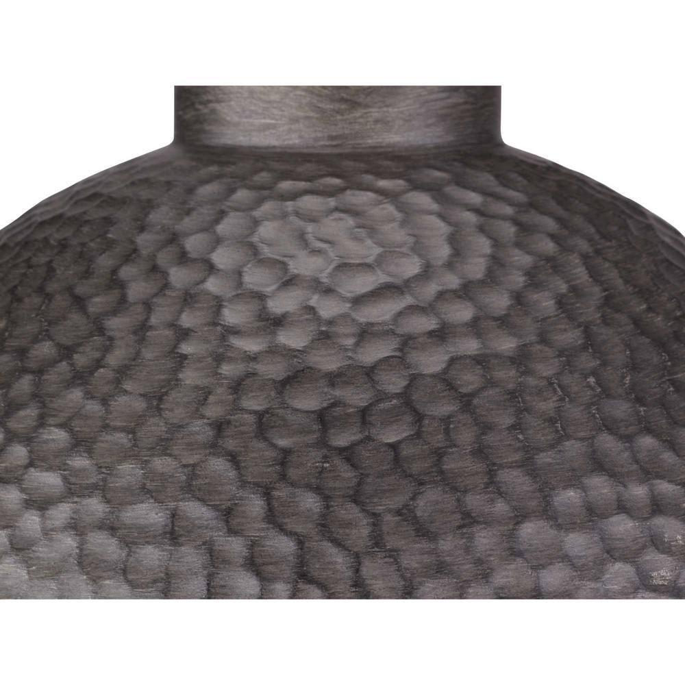 Antique Pewter Hammered Copper Wall Lantern, 12-inch