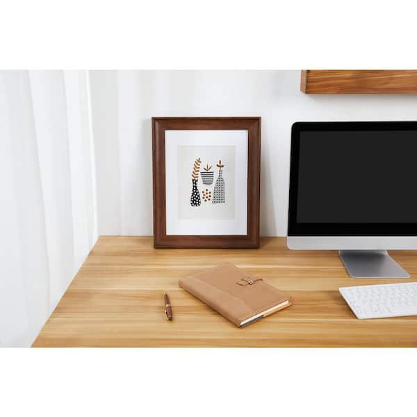 Austin Archer Photo Frame - Walnut Finish, 11" x 14", Matted for 8" x 10"