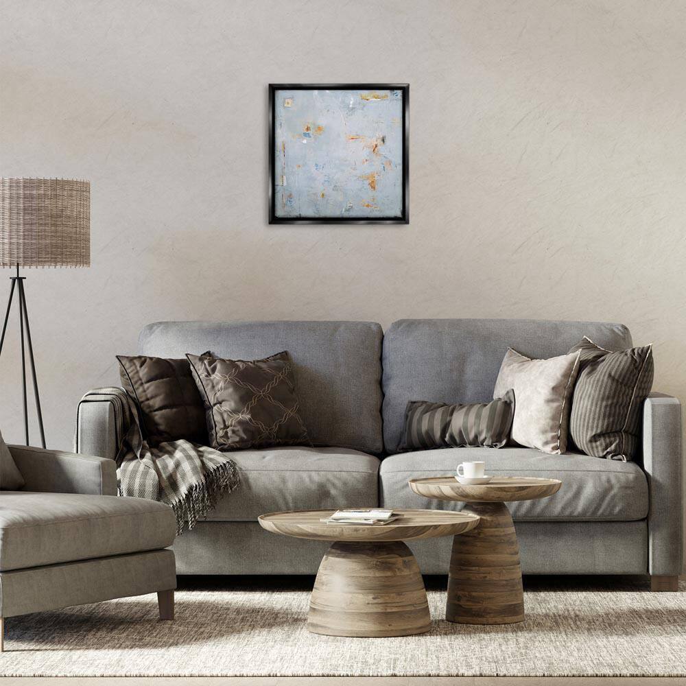 Abstract Grey and Accents by Jodi Major Black Floater Frame Abstract Graphic Art Print 18 in. x 18 in. price history on PriceWatchPro