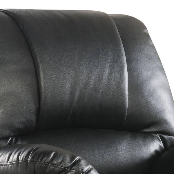 Acme Furniture Ixora Black Leatherette Power Lift Massage Recliner