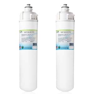 SGF-96-45 CTO Compatible Commercial Water Filter for EV9607-00, Made in USA (2 Pack).