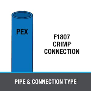 1/2 in. Standard PEX Brass Compression Ice Maker Outlet Box with Water Hammer Arrestor