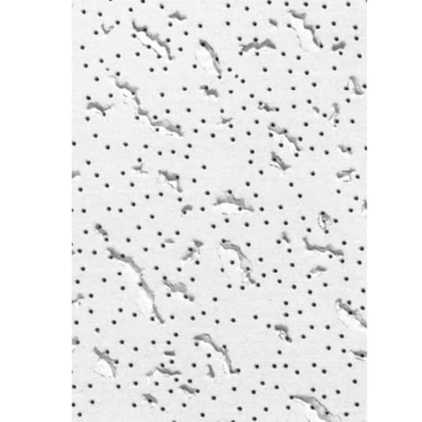 2 ft. x 4 ft. Fifth Avenue White Square Edge Lay-In Ceiling Tile, case of 4 (32 sq. ft.)