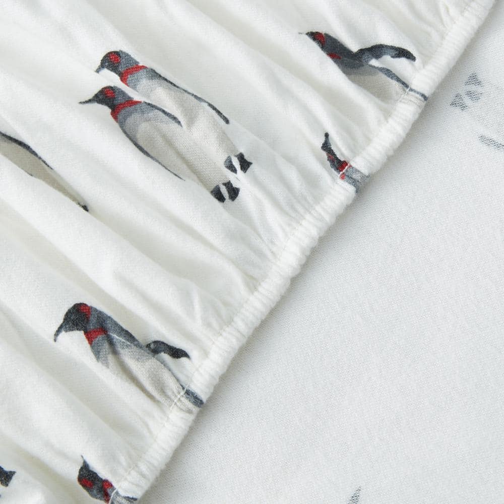 King Gray Cotton Flannel Deep Pocket Sheet Set