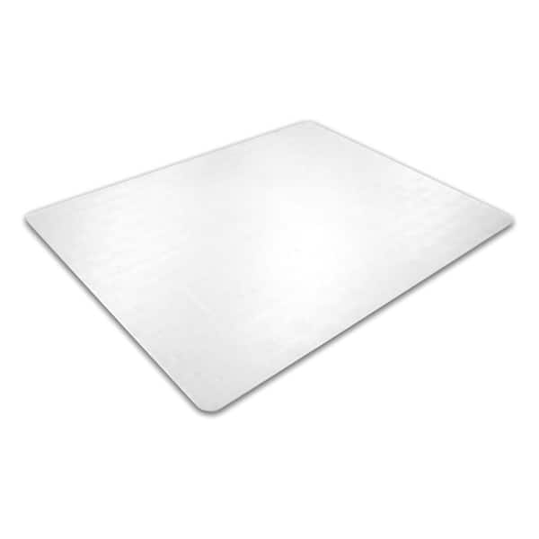 Floortex Valuemat Plus Clear 30 in. x 48 in. Polycarbonate Rectangular Indoor Chair Mat for Low Pile Carpets