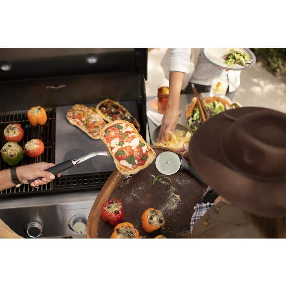 Stainless Steel 4-Burner Propane Gas Grill with Side Burner