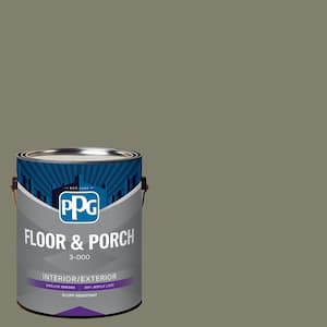 1 gal. PPG1028-5 Autumn Gray Satin Interior/Exterior Floor and Porch Paint