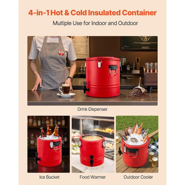 Hot drinks 保温器 2段 SKYSHALO 8 Gal. Insulated Beverage Dispenser, Thermal Hot