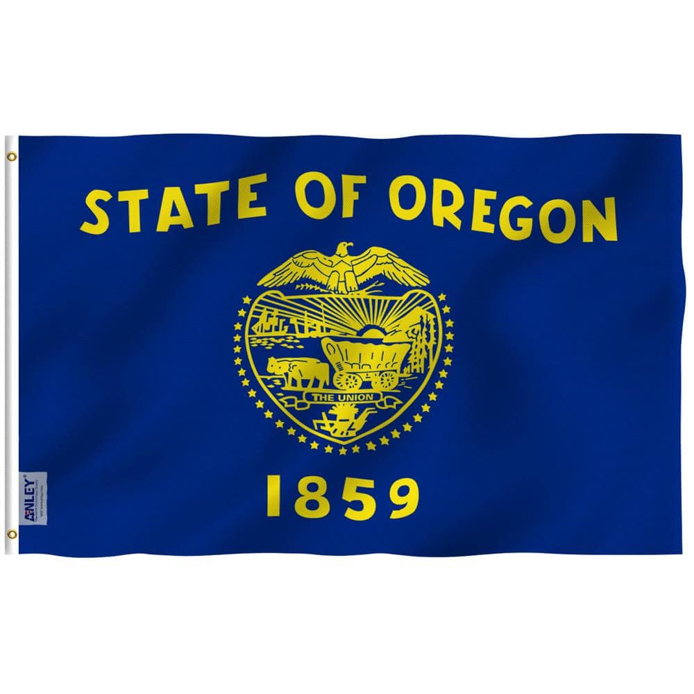 Fly Breeze 3 ft. x 5 ft. Polyester Oregon State Flag