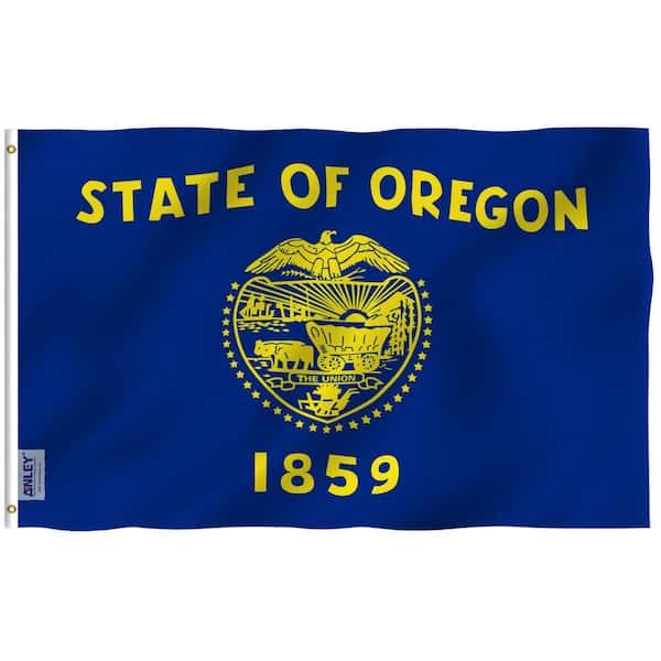 ANLEY Fly Breeze 3 ft. x 5 ft. Polyester Oregon State Flag