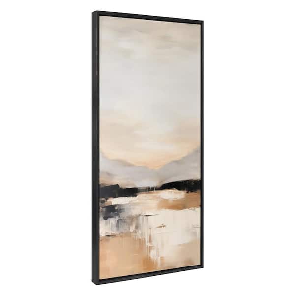 Kate and Laurel Sylvie Peaceful Landscape III Framed Canvas by Amy Lighthall Set of 1 Nature Art Print 18.00 in. x 40.00 in.