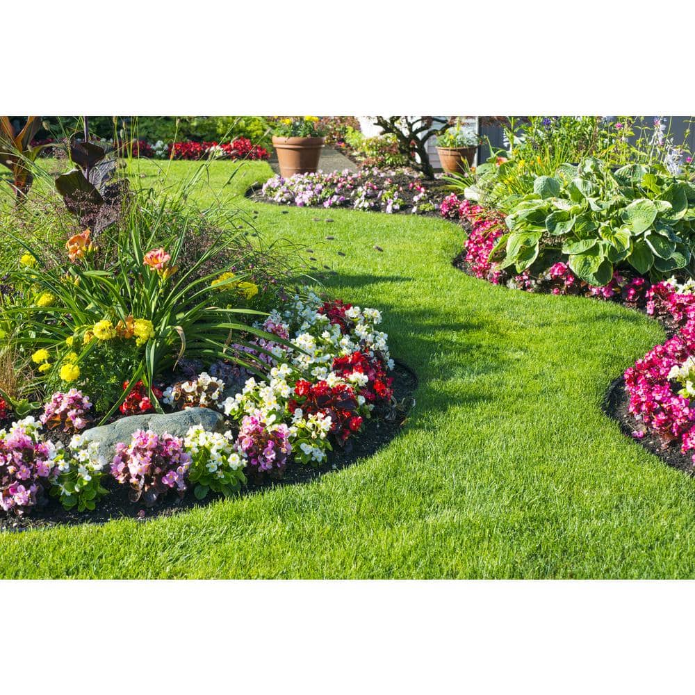 Master Gardener Black Polyethylene Coiled Landscape Edging, 5 in x 40 ft