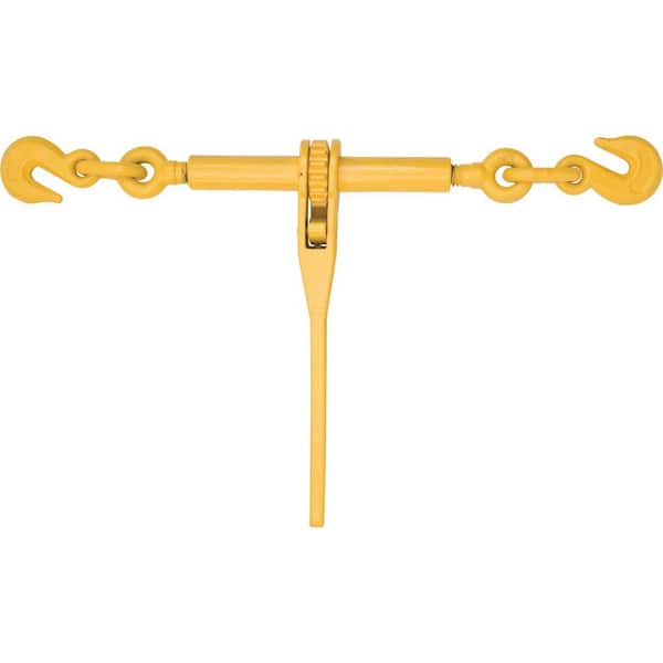 2 x Ratchet Chain Load Binder 3/8" 1/2" Chain Hook Tie Down Rigging Equipment 