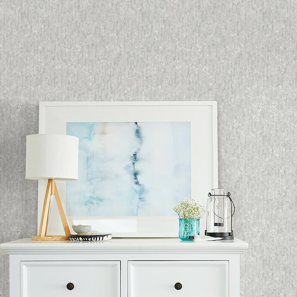 Cole Light Grey Winter Plain Strippable Roll (Covers 56.4 sq. ft.)