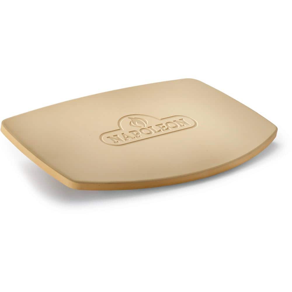 Beige Ceramic Rectangular Pizza Baking Stone