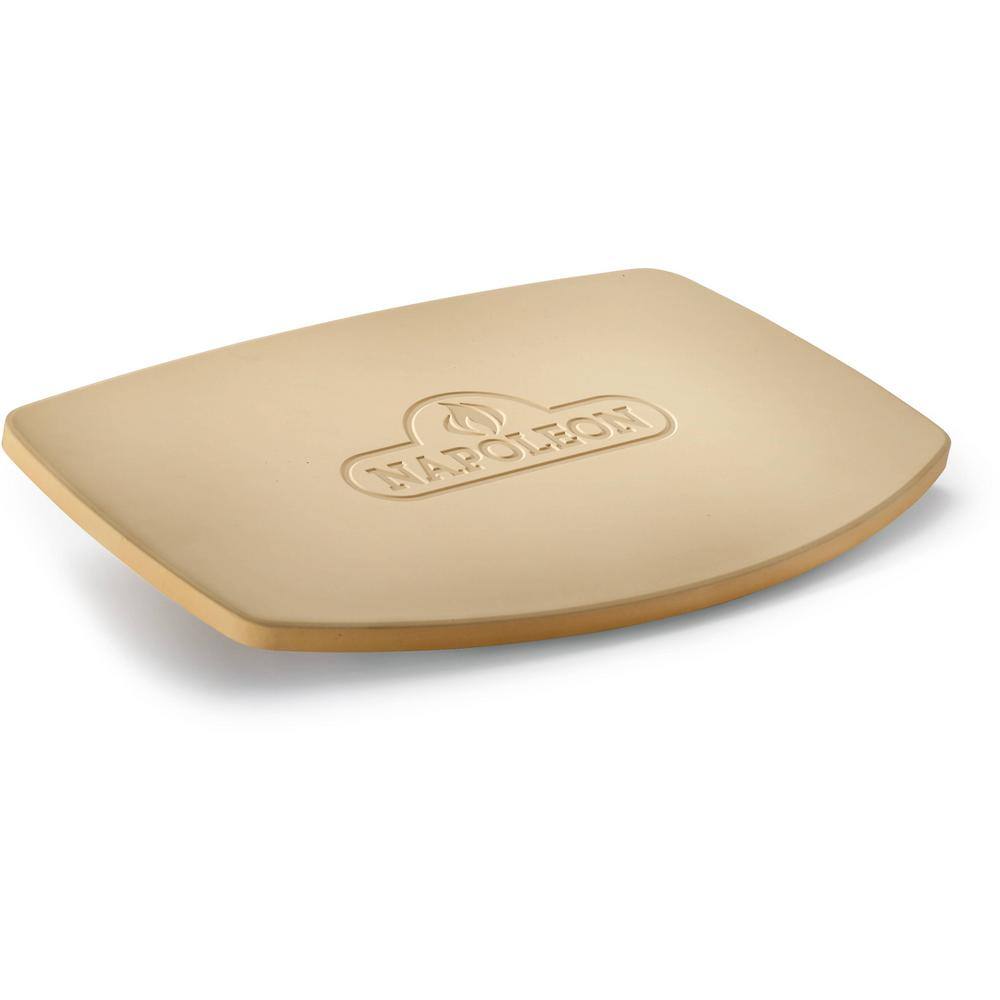 Beige Ceramic Rectangular Pizza Baking Stone