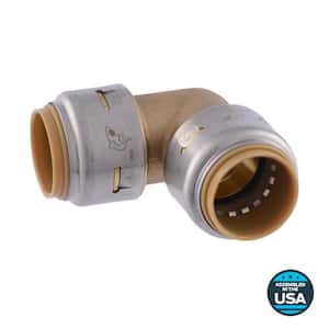 Max 3/4 in. Push-to-Connect Brass 90-Degree Elbow Fitting