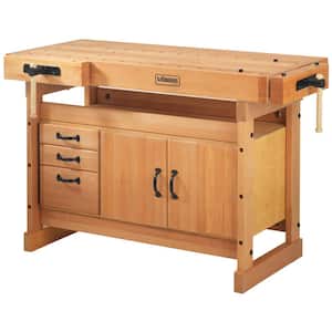 Scandi Plus 5.67 ft. Workbench with SM03 Cabinet Combo and Accessory Kit