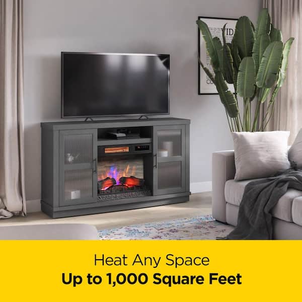 Twin Star Home Duraflame 56 in. Freestanding Electric Fireplace TV