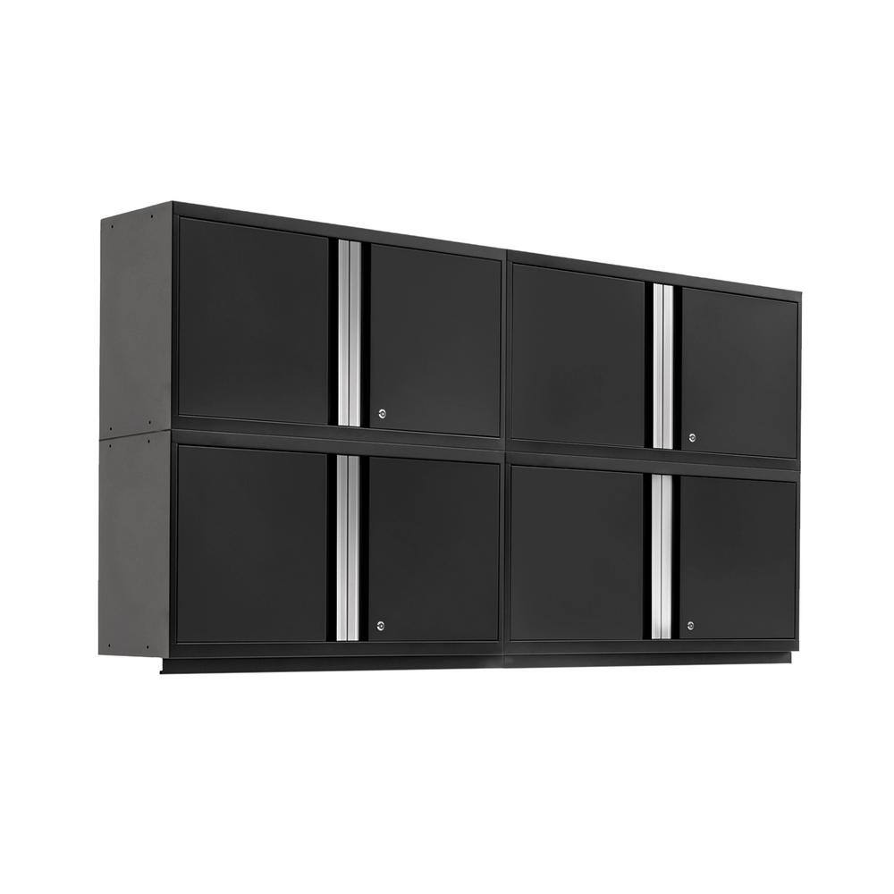 NewAge Products Pro Series Welded Steel 4Shelf Wall Mounted Garage