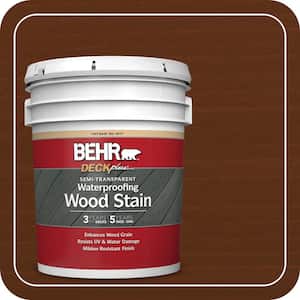 5 gal. #ST-117 Russet Semi-Transparent Waterproofing Exterior Wood Stain